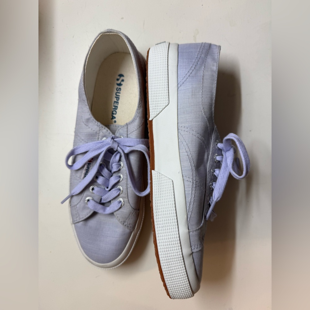 NWOT Superga Women's Lavender Sneakers, Size 9 - Picture 3 of 6